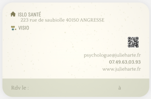 JULIE HARTÉ PSYCHOLOGUE